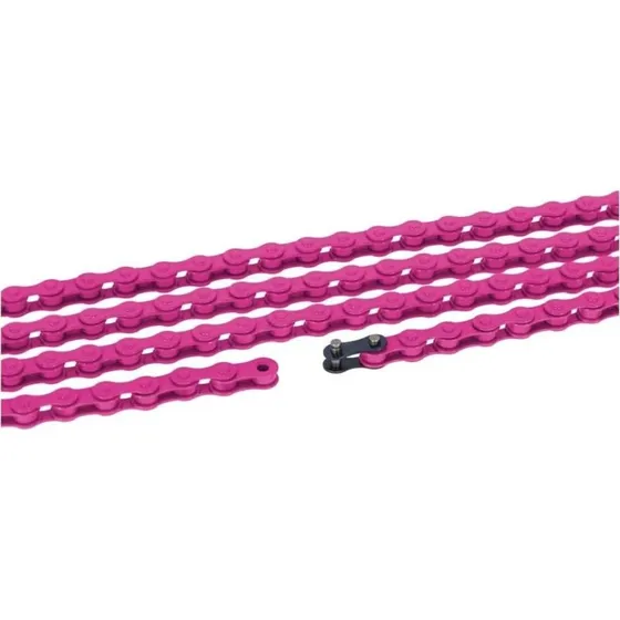 XLC Single Speed Kette 1/2 x 1/8 Zoll, 112 Glieder, pink