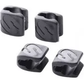 Sixpack Racing E-Kabel-Management-Clips schwarz