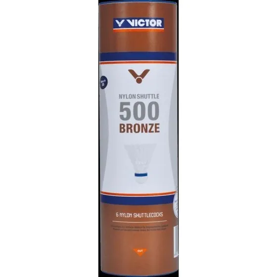 Victor Nylon Shuttle 500 Bronze 6er-Dose