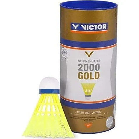 VICTOR Nylonshuttle 2000 Medium/Gelb (3)