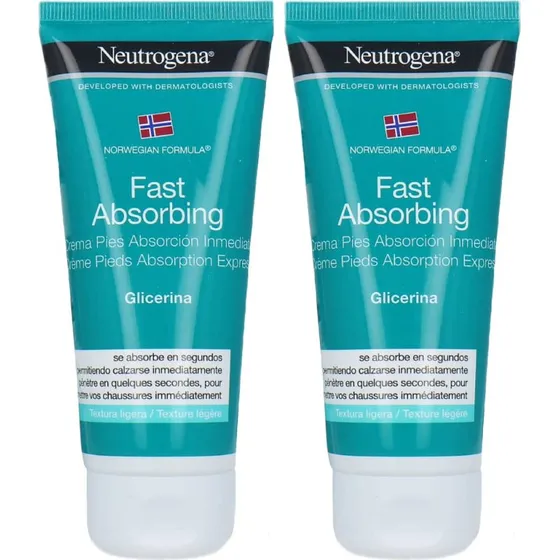 Neutrogena Feet Cream Fast Absorbing 2x100ml