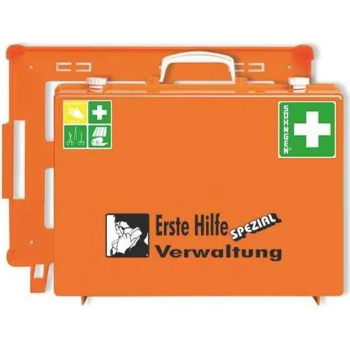 SÖHNGEN Erste-Hilfe-Koffer Verwaltung, orange, 40 x 30 x 15 cm