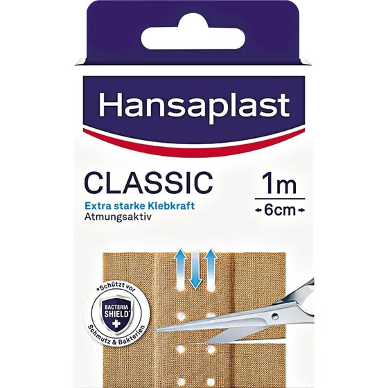 Hansaplast Classic Pflaster Rolle 6 cm x 1 m