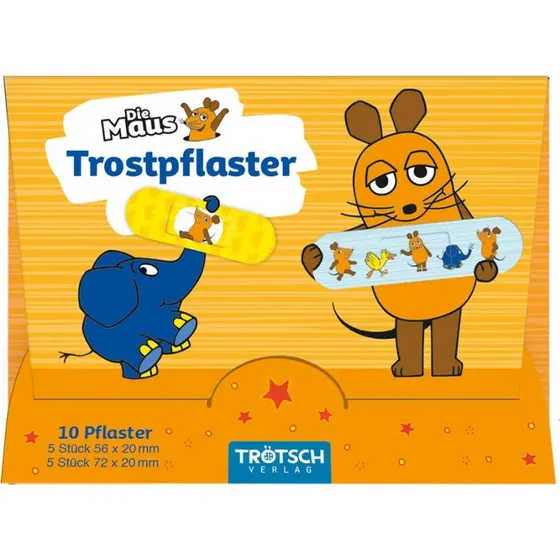 Die Maus Trostpflaster 10 Stück mit Freunden