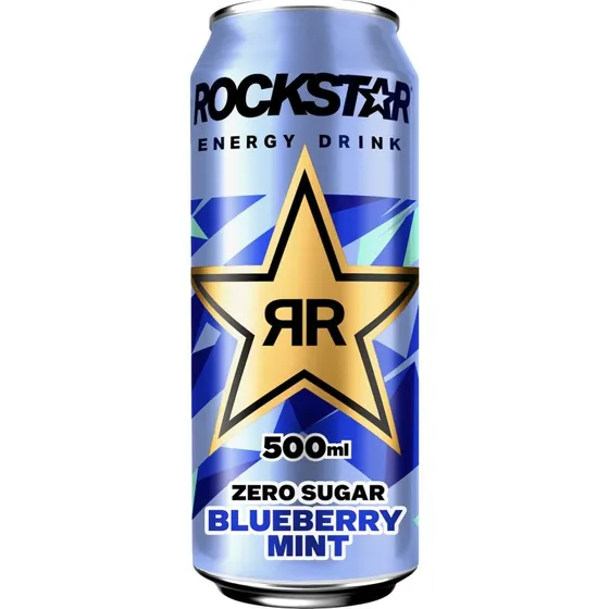 Rockstar Zero Blueberry Mint 12 x 0,5l