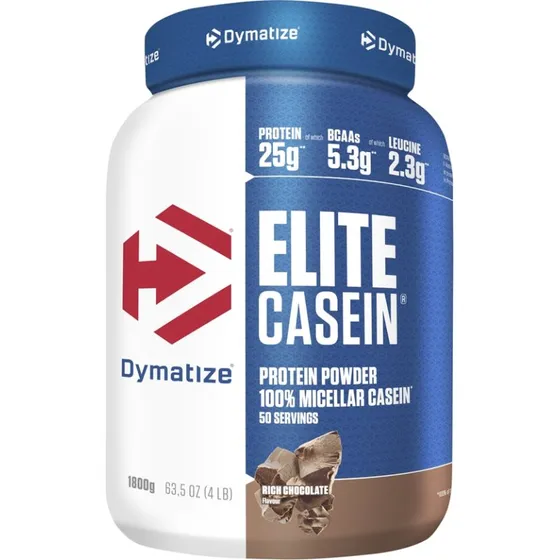 Dymatize Elite Casein Protein Pulver Rich Chocolate 1800g