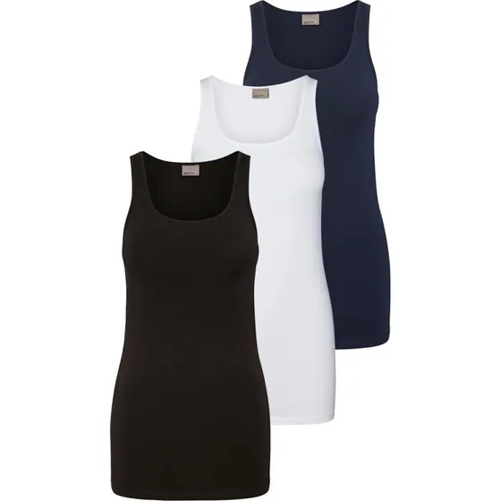 Vero Moda 3er Pack Tank Top Lang