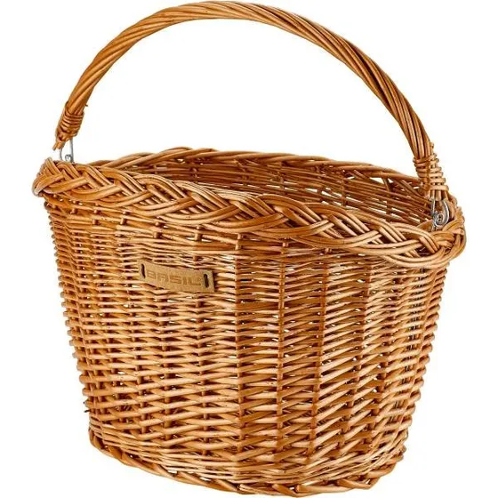 Basil Detroit Oval Fahrradkorb braun 39x27x22 cm