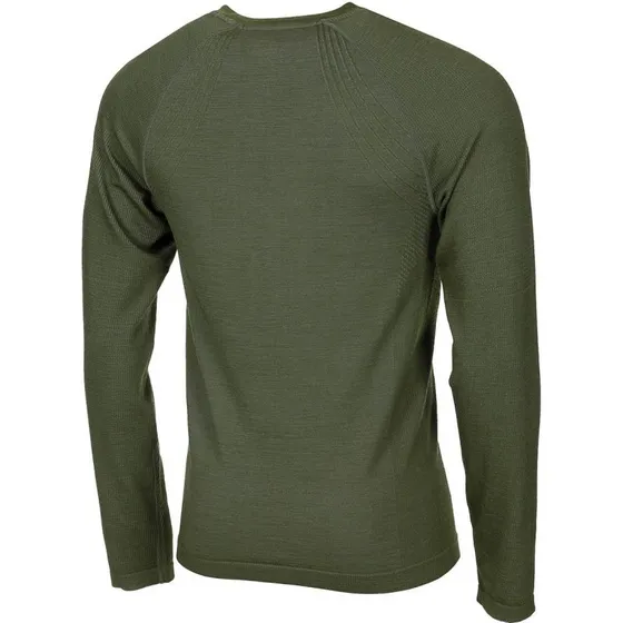 Fox Outdoor Thermo Unterhemd Langarm Merino 50 Oliv