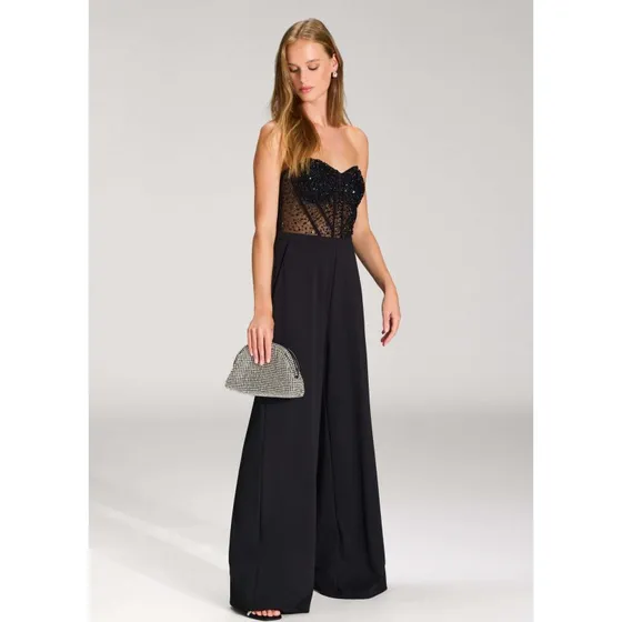 Hey Kyla Clutch mit Ziersteinbesatz