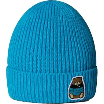 The North Face Kinder Logo Box Cuffed Beanie, Knallblau