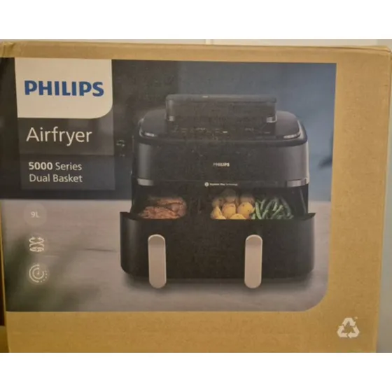 Philips Steam Airfryer 5000 Series Dual Basket NA550/00
