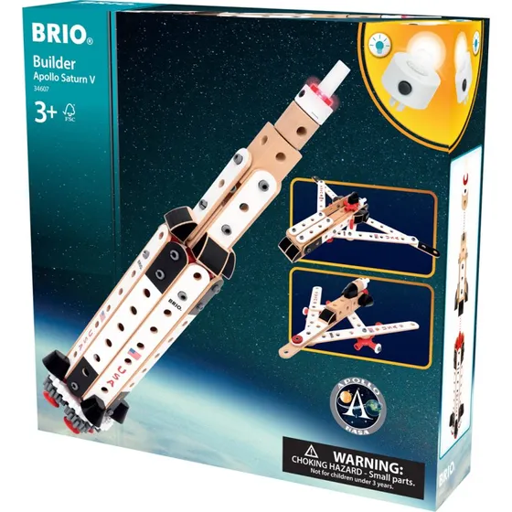BRIO Builder Apollo Saturn V 60 cm, 91 Teile