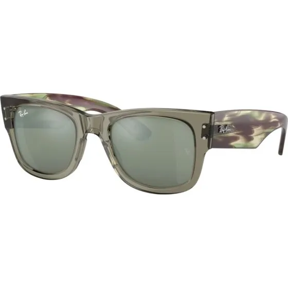 Ray-Ban RB0840S Mega Wayfarer Transparent Grün 51-21
