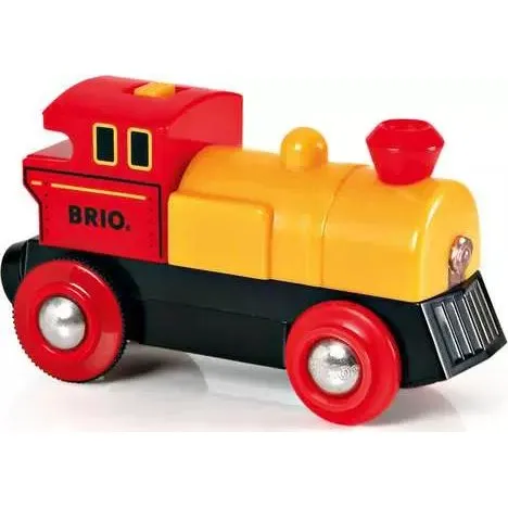 BRIO Gelbe Batterielok 14,5 x 10 x 5 cm
