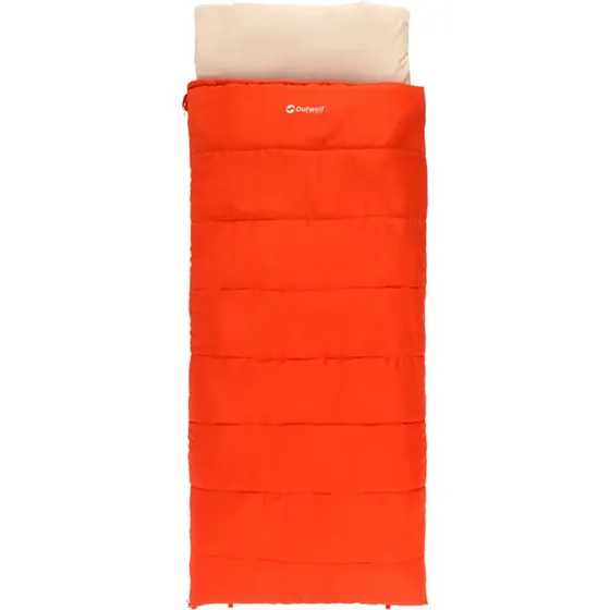 Outwell Contour Lux Deckenschlafsack 220 x 85 cm rot