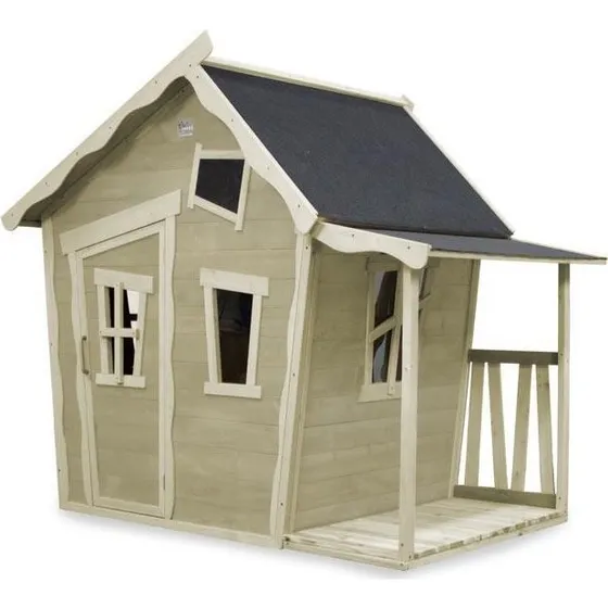 EXIT Crooky 150 Holzspielhaus graubeige