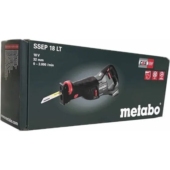 Metabo SSEP 18 LT Akku-Säbelsäge 18V mit 2x 4Ah Akkus