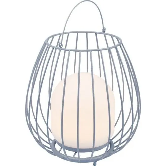 Nordlux Jim To-Go Akku-Lampe Grau 3W 300lm IP54