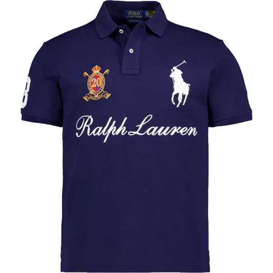 Polo Ralph Lauren Slim Fit Big Pony Polo Navy