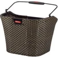 KLICKfix Vorderrad-Korb Structura Bronze 16 Liter