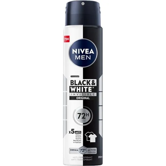 NIVEA MEN Invisible Antitranspirant Spray 250 ml