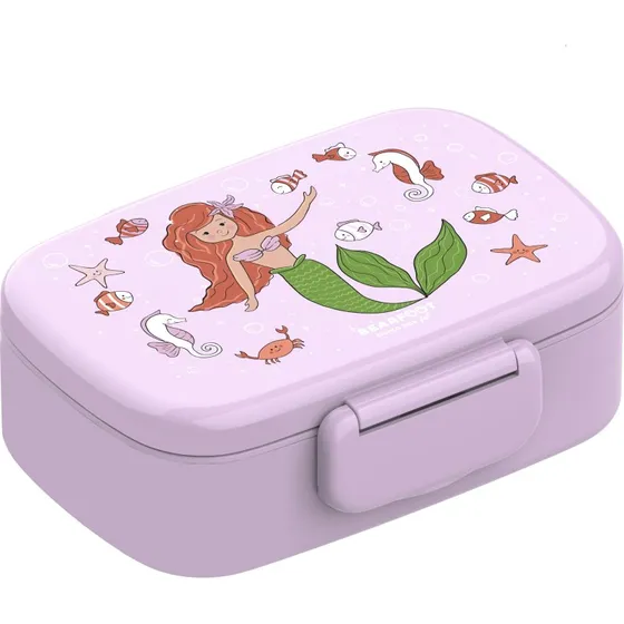 Bearfoot Kinderlunchbox Bento Set Meerjungfrau lila