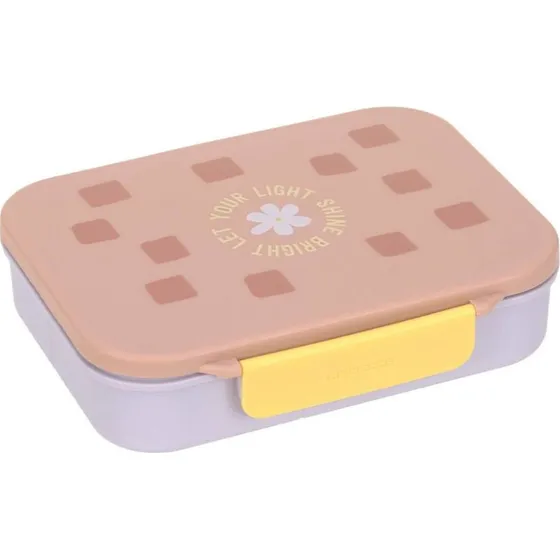 Lässig Bento Lunchbox Pattern Party Rose Lilac 21x17x5 cm