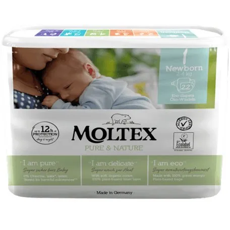 Moltex Pure&Nature Einwegwindeln Neugeborene (2-5 kg) 22 Stk