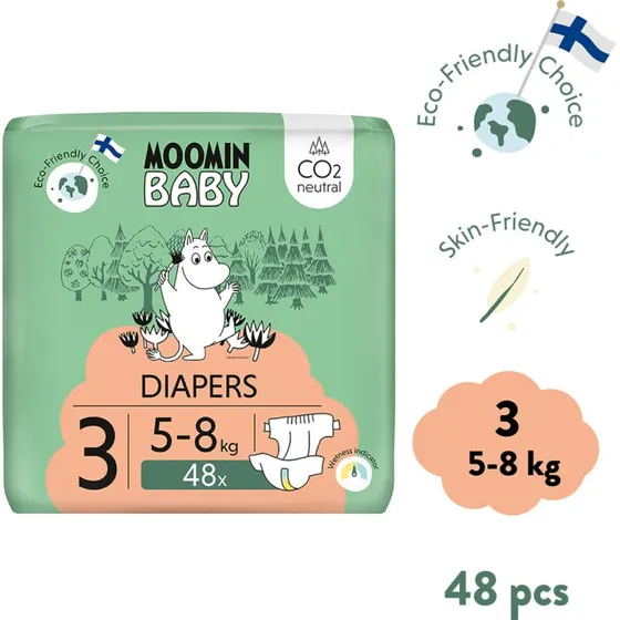 Moomin Baby 3 Midi 5–8 kg (48 Stk.)