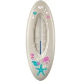 NUK Badethermometer mit Rapsöl, hellgrau