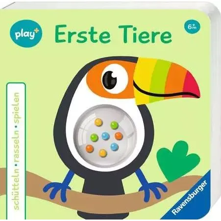 Play+ Mein erstes Rasselbuch 'Erste Tiere'