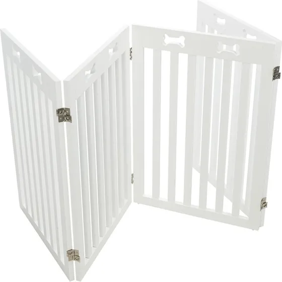 Trixie Absperrgitter weiß, 4-teilig, 60-160 cm
