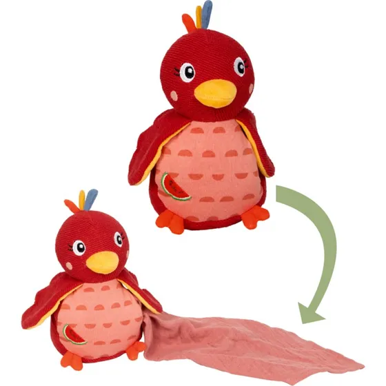 Die Spiegelburg Little Wonder Paradiesvogel Kuscheltier mit Schnuffeltuch