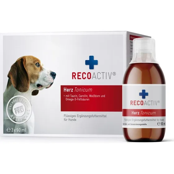 RECOACTIV Herz Tonicum für Hunde 3x90ml