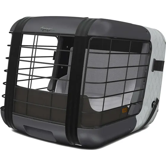 4pets Caree Transportbox anthrazit/grau bis 15 kg