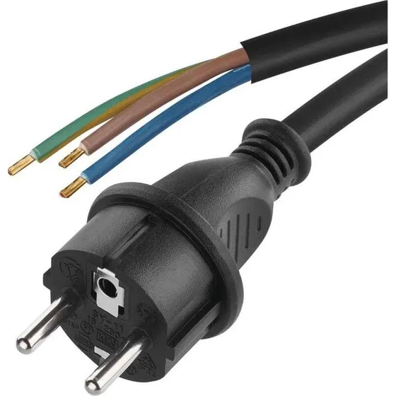 Emos Power Cord Rubber 3x2,5mm², 3m, schwarz