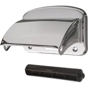 Cornat Papierrollhalter chrom, mit Deckel