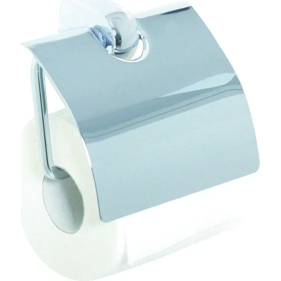 Bravat Metasoft WC-Papierhalter chrom mit Deckel