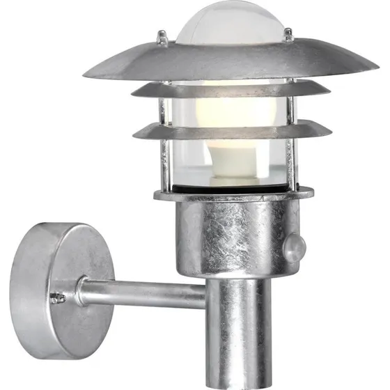 Nordlux Lønstrup 22 Wandleuchte E27 Sensor verzinkt IP44