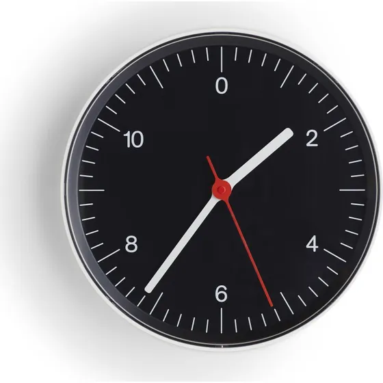 Hay Wall Clock Schwarz Einzelstück
