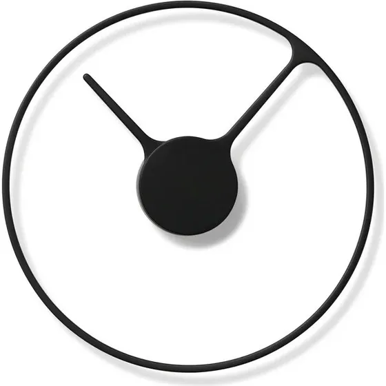 Stelton Time Wanduhr 30 cm schwarz