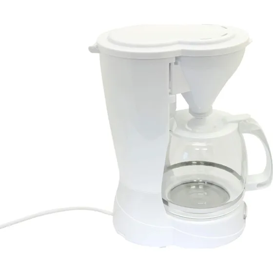Deski Kaffeemaschine 800 W, 1,5 L, weiß, bis 12 Tassen