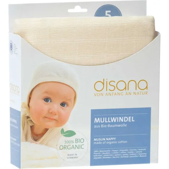 Disana Mullwindel 80x80 cm, 5 Stk.