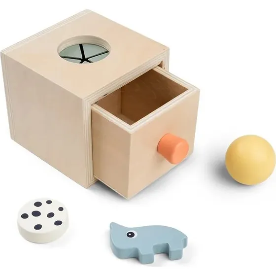 Done by Deer Nozo Holzversteckbox mit Schublade