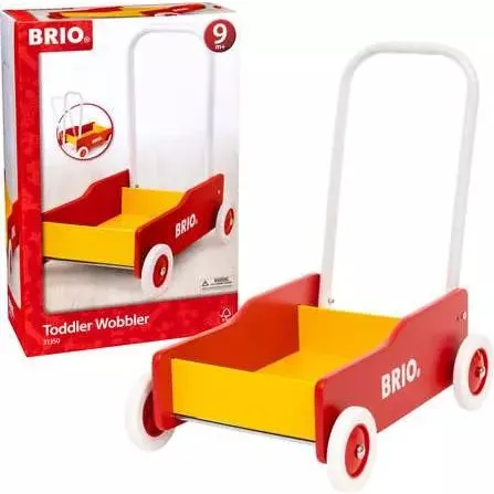 BRIO Lauflernwagen rot/gelb, verstellbar