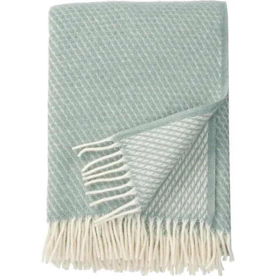 Klippan Wolldecke Velvet duck egg blue