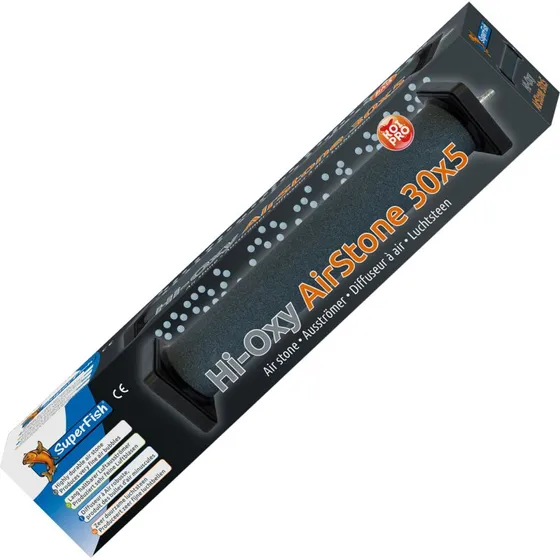 Hi-Oxygen Luftstein 50mm x 300mm grau