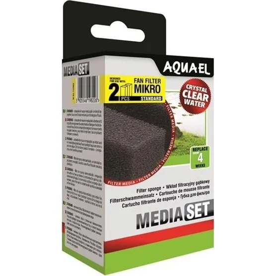 Aquael Filterschwamm FAN Mikro Plus (2 Stück)
