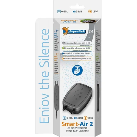 Superfish Smartair 2 – Leise Luftpumpe für große Aquarien